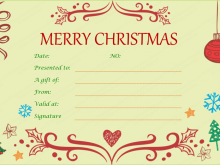 68 Customize Our Free Gift Card Template For Christmas in Word with Gift Card Template For Christmas