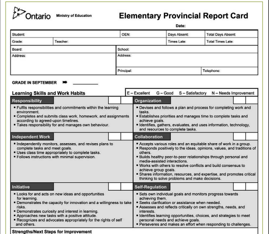 68 Customize Tdsb High School Report Card Template Layouts with Tdsb