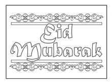68 Eid Card Colouring Template Formating by Eid Card Colouring Template