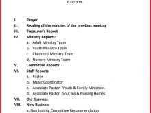 68 Format Church Ministry Meeting Agenda Template in Word by Church Ministry Meeting Agenda Template