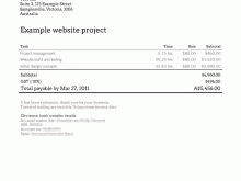 68 Format Invoice Hourly Rate Example in Word for Invoice Hourly Rate Example