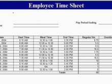 68 Format Simple Time Card Template Excel in Word for Simple Time Card Template Excel
