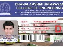 68 Format Student Id Card Template Html Layouts with Student Id Card Template Html