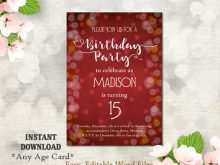 68 Free Printable 15 Birthday Card Template Now with 15 Birthday Card Template