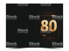 68 Free Printable 80Th Birthday Card Template For Free by 80Th Birthday Card Template
