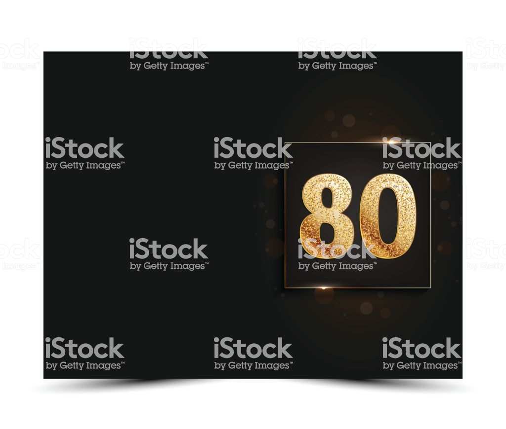 68 Free Printable 80Th Birthday Card Template For Free by 80Th Birthday Card Template