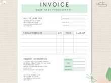 68 Free Printable Invoice Template For Freelance Photographer Formating for Invoice Template For Freelance Photographer