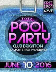 68 Free Printable Pool Party Flyer Template Now by Pool Party Flyer Template