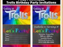 68 Free Printable Trolls Birthday Card Template Maker with Trolls Birthday Card Template
