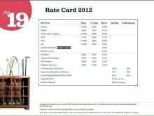 68 Free Rate Card Template Examples in Photoshop for Rate Card Template Examples