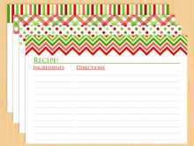 68 Free Template For Christmas Recipe Card With Stunning Design by Template For Christmas Recipe Card