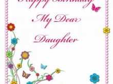 68 How To Create Birthday Card Template Daughter for Ms Word for Birthday Card Template Daughter