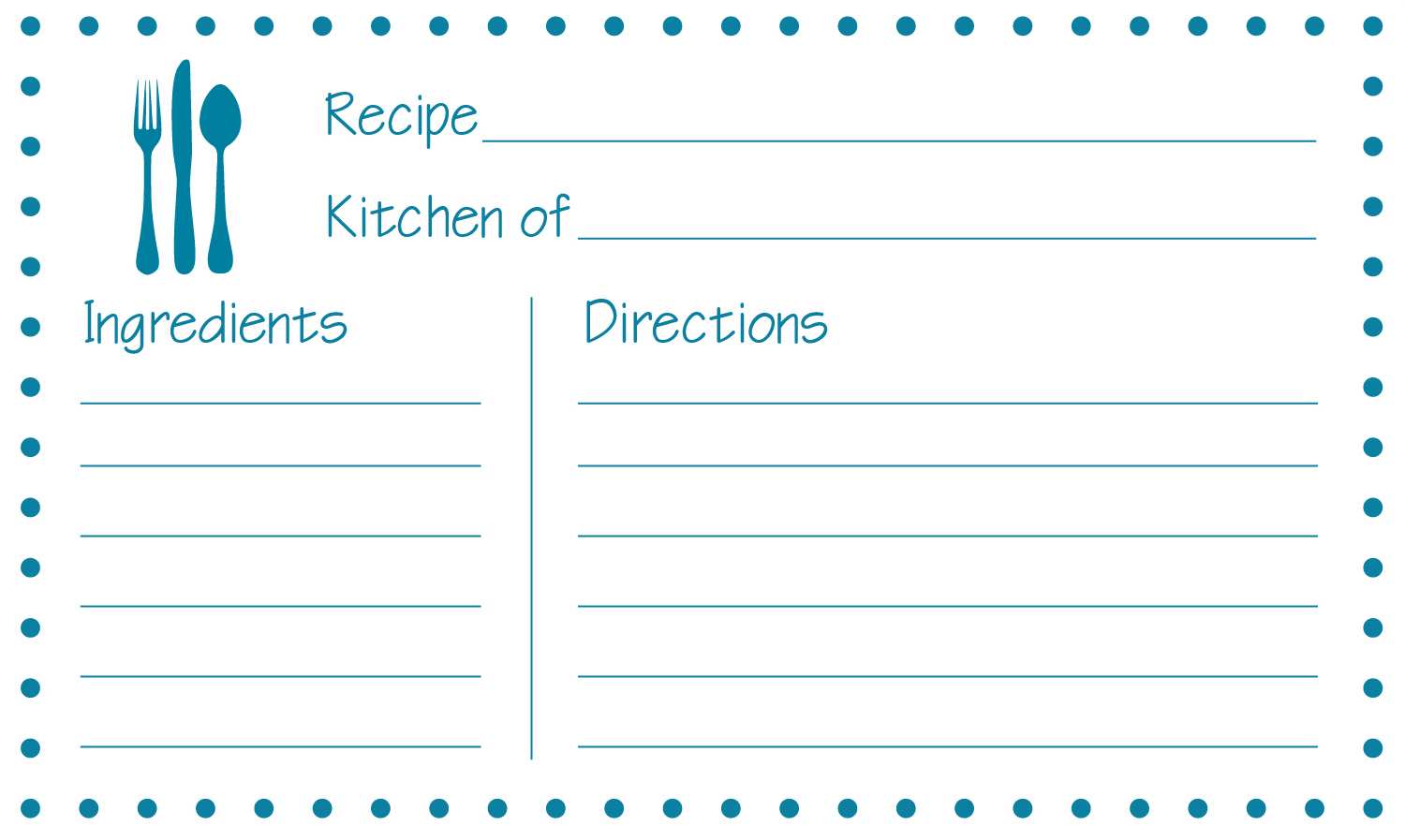24 How To Create Recipe Card Template Free Open Office in Word Intended For Free Recipe Card Templates For Microsoft Word
