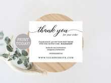 68 How To Create Thank You For Your Order Card Template Maker for Thank You For Your Order Card Template