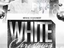 All White Party Flyer Template Free