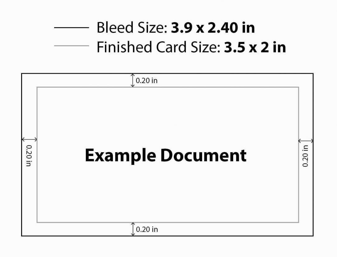  Business Card Size Template Illustrator Free Download Cards Design 