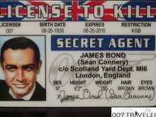 68 Online James Bond Id Card Template Layouts with James Bond Id Card Template