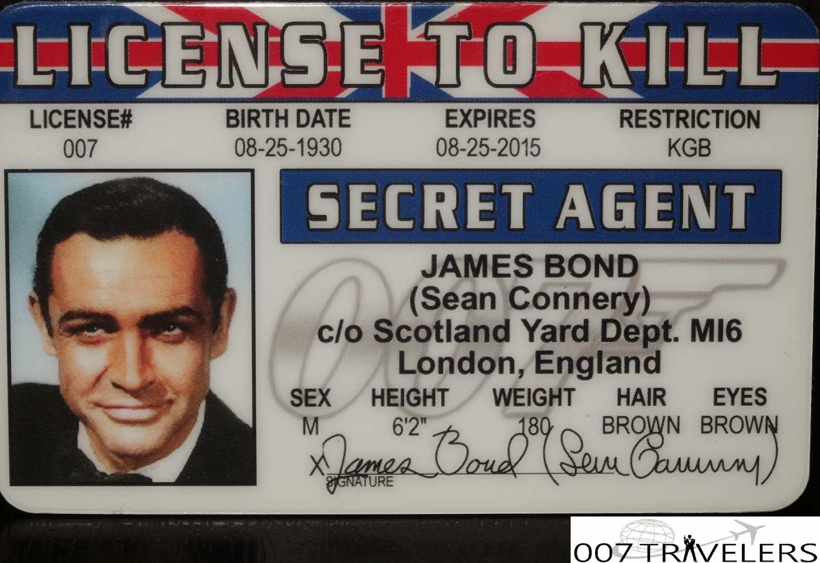 21 Online James Bond Id Card Template Layouts with James Bond Id Throughout Mi6 Id Card Template