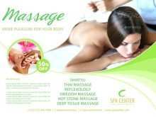 68 Printable Free Massage Flyer Templates Formating with Free Massage Flyer Templates