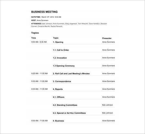 68 Printable Recruitment Meeting Agenda Template PSD File by Recruitment Meeting Agenda Template