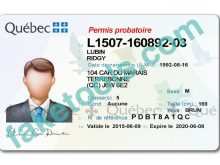 68 Report Quebec Id Card Template Templates for Quebec Id Card Template