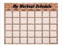 68 Standard Exercise Class Schedule Template Download for Exercise Class Schedule Template