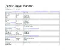 68 Standard Travel Itinerary Template Xls for Ms Word with Travel Itinerary Template Xls