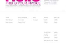 68 The Best Invoice Template For Creative Work Photo with Invoice Template For Creative Work