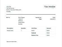 68 The Best Tax Invoice Template Doc Now for Tax Invoice Template Doc