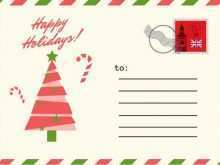 68 Visiting Xmas Postcard Template Layouts with Xmas Postcard Template