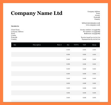 69 Adding Invoice Template For Limited Company Download with Invoice Template For Limited Company