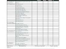 Vendor Audit Agenda Template