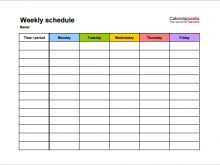 69 Best Weekly Class Schedule Template Pdf Now with Weekly Class Schedule Template Pdf