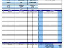 Car Repair Invoice Template Excel