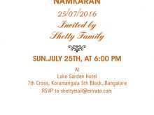 69 Blank Namkaran Invitation Card Format In Hindi Templates with Namkaran Invitation Card Format In Hindi
