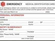 69 Blank Printable Emergency Card Template Uk For Free by Printable Emergency Card Template Uk