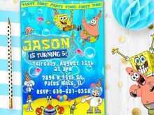 69 Blank Spongebob Birthday Card Template Maker with Spongebob Birthday Card Template