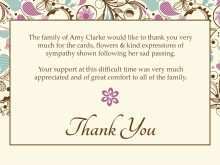 69 Blank Thank You Card Template For Funeral Download for Thank You Card Template For Funeral