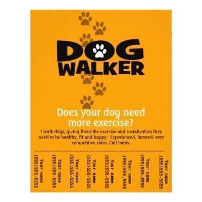 69 Create Dog Walker Flyer Template in Photoshop with Dog Walker Flyer Template