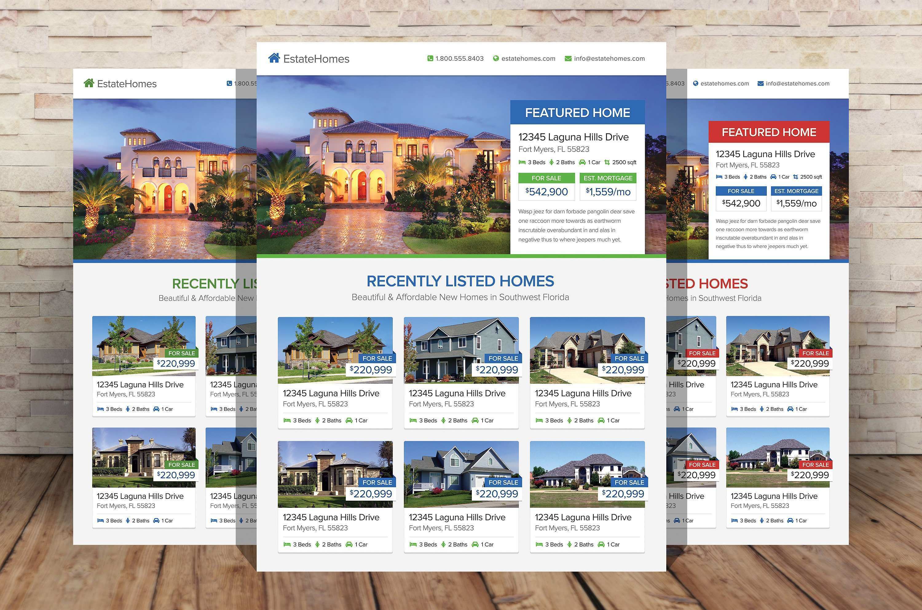 69 Creating Free Template For Real Estate Flyer for Ms Word by Free Template For Real Estate Flyer