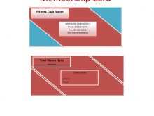 69 Creative Free Printable Membership Card Template for Ms Word by Free Printable Membership Card Template