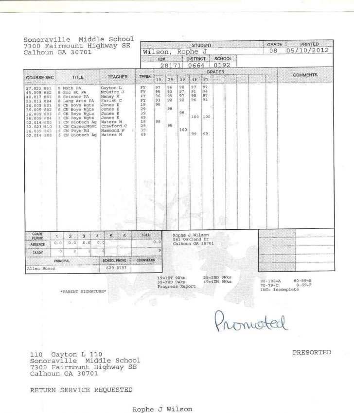 Elementary Progress Reports Template from legaldbol.com