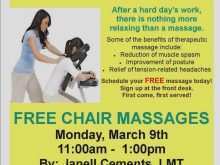 69 Customize Chair Massage Flyer Templates Photo with Chair Massage Flyer Templates