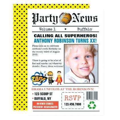 69 Customize Newspaper Birthday Card Template Free Download with Newspaper Birthday Card Template Free