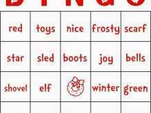 69 Format Christmas Bingo Card Template Layouts by Christmas Bingo Card Template