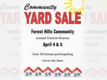69 Format Community Yard Sale Flyer Template With Stunning Design for Community Yard Sale Flyer Template