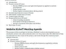 Construction Project Kickoff Meeting Agenda Template