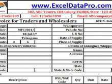 69 Format Invoice Format In Excel Gst by Invoice Format In Excel Gst