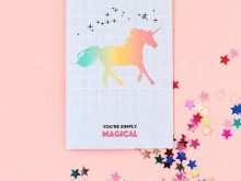 69 Format Unicorn Thank You Card Template Free For Free for Unicorn Thank You Card Template Free