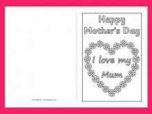 69 Free Mother S Day Card Template in Word by Mother S Day Card Template
